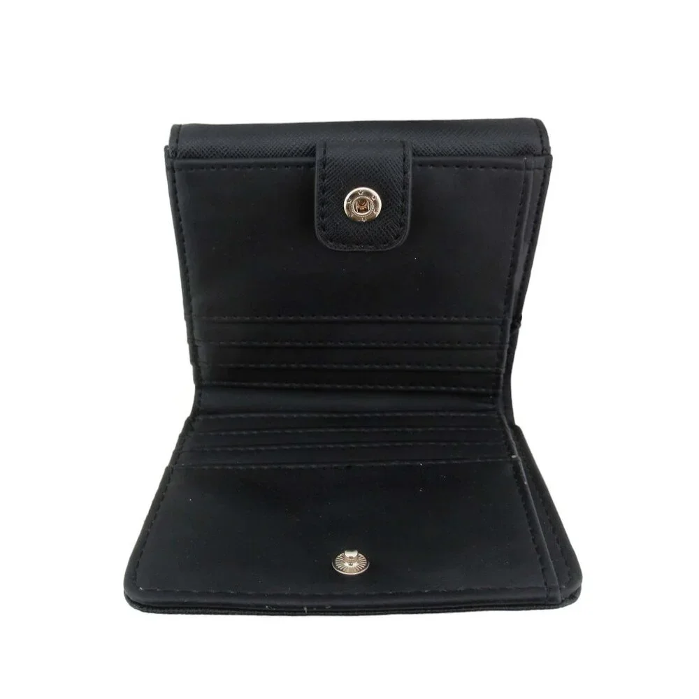 GUESS Black Logo Compact Wallet